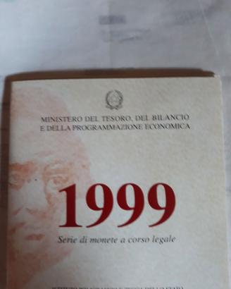 Serie monete della Lira, 1999