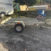 Carrello portamoto 3 posti