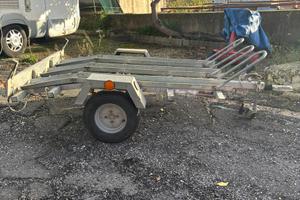 Carrello portamoto 3 posti