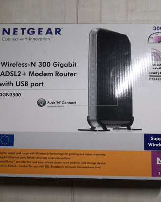 Netgear dgn3500 modem router adsl2+