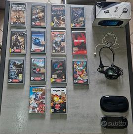 Sony PSP 1000 Value Pack + 14 Giochi Originali