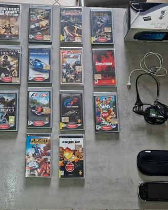 Sony PSP 1000 Value Pack + 14 Giochi Originali
