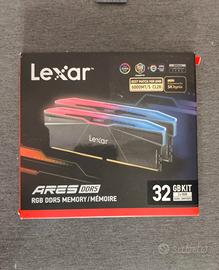 RAM DDR5 Lexar ARES Gen2 32GB (2x16) 6000MHz CL28