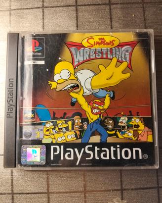 THE SIMPSONS WRESTLING – PlayStation 1 PAL