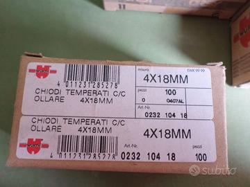 CHIODI TEMPERATI WURTH.