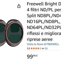 Freewell Bright Day - Confezione da 4 filtri ND/PL