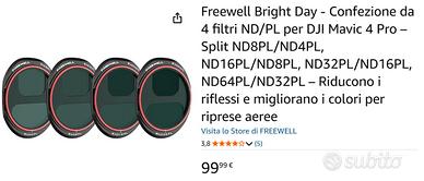 Freewell Bright Day - Confezione da 4 filtri ND/PL