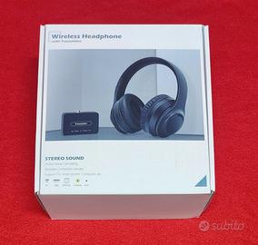 Cuffie Wireless TV con Trasmettitore