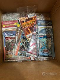 Lotto bustine vecchie yugioh sigillate