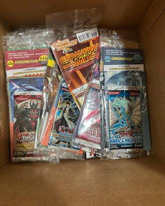 Lotto bustine vecchie yugioh sigillate