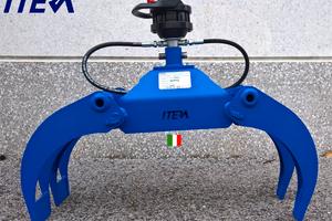 Pinza Legna IPL800PRO 80cm+Rotatore Idraulico10qli