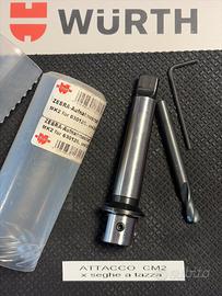 Attacco x Seghe a Tazza CM2  WÜRTH Zebra