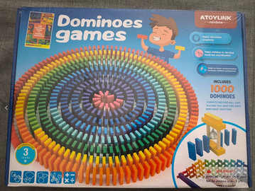 1000 Pezzi in legno Domino Gioco Mattoncini