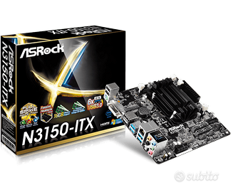 Scheda made intel onboard Asrock N3150 ITX 8GB Ram