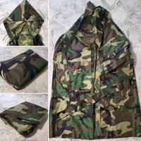 Mantellina Impermeabile con Borsa - Verde Mimetico