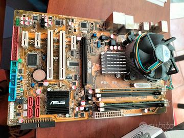 4 schede madri Asus con CPU+masterizzatore Toshiba