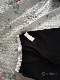 Pantaloni Neri a Gamba