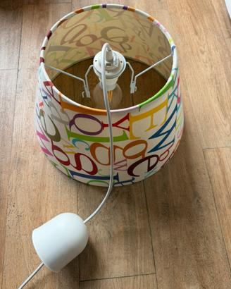 Lampadario con disegno