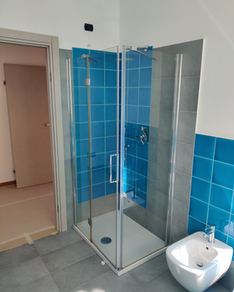 Box doccia 70x100 anta battente vetro temperato