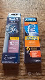 Testine oral-b " pro sensitive clean" e trizone