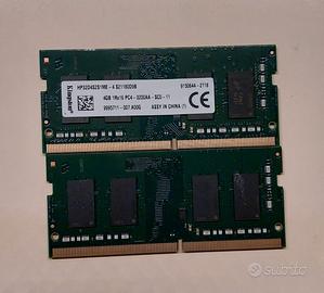 RAM SO-DIMM 2×4 GB 3200 MHz kingston