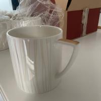 Set 6 tazze Royal Bone China Golden Glacier