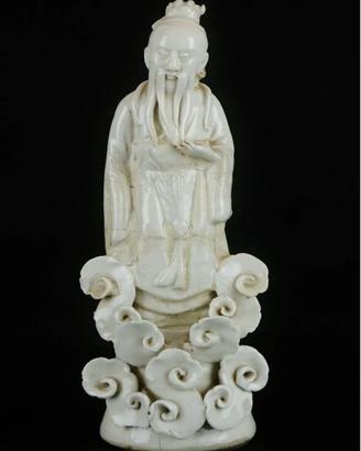 Statuetta antica cinese saggio immortale - Blanc