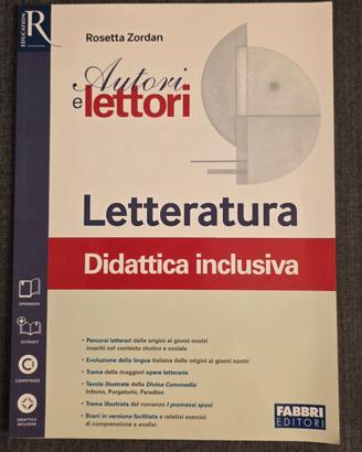 Letteratura - Didattica inclusiva 8891529800
