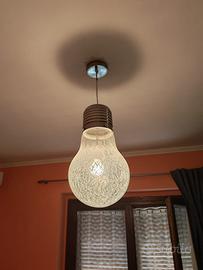 Lampadario forma lampadina