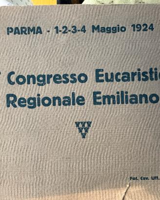 Libro fotografico Congresso eucaristico Parma 1924