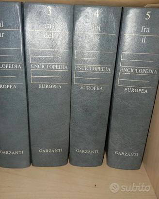 Enciclopedia Europea Garzanti.