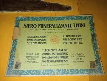 Antica targa pubblicitaria farmaceutica