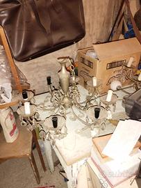 coppia lampadari anni '70