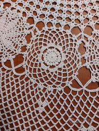 tovaglia tonda vintage uncinetto cotone 150 cm 