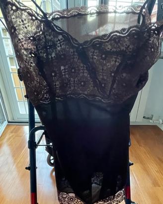 Sottoveste La Perla in pizzo nero