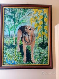 Quadro amatoriale di pastore tedesco