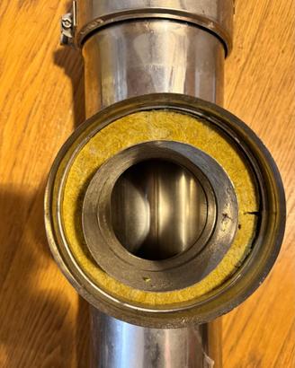 TUBO INOX coibentato per STUFA a LEGNA