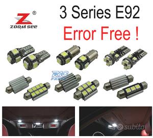 KIT 21 LAMPADE LED INTERNE BMW SERIE 3 E92 COUPE M
