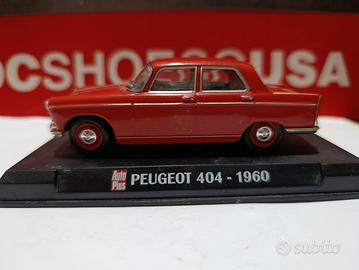 Modellino di Peugeot 404 del 1960 scala 1/43