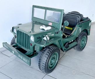 Jeep Willys 4x4 Bambini 3 posti elettrica