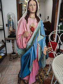 Madonna in cartapesta leccese primi novecento.