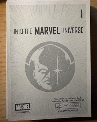 Mancolista Marvel info the Universe - Panini 2025
