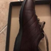 FRAU scarpe donna in vera pelle lacci beige