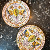 2 Piatti in ceramica Deruta
