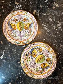 2 Piatti in ceramica Deruta