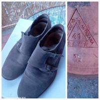 Scarpe da uomo in vera pelle scamosciato