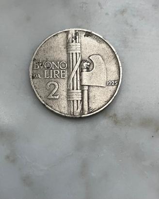 Moneta Buono 2 lire