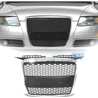 GRIGLIA AUDI A3 8P 05-08 LOOK RS CROMATO NERO