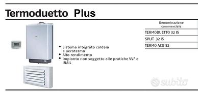 Aereotermo ad acqua Riello Termoduetto (Caldaia)