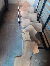 scala a rampa con gradini giapponesi